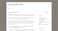 Desktop Screenshot of practicemanagementblog.tnaap.org