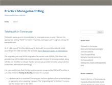 Tablet Screenshot of practicemanagementblog.tnaap.org